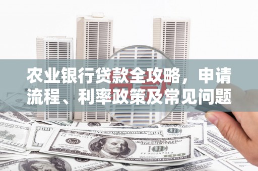 崇州农业银行贷款全攻略，申请流程、利率政策及常见问题解析