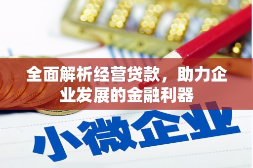 崇州全面解析经营贷款，助力企业发展的金融利器