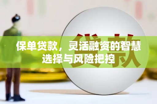 崇州保单贷款，灵活融资的智慧选择与风险把控