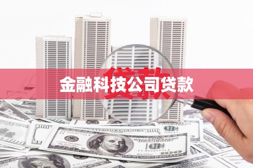 崇州金融科技公司贷款