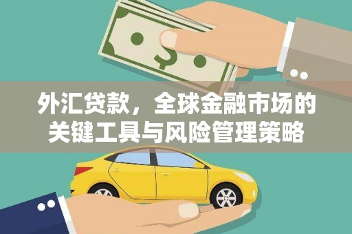 崇州外汇贷款，全球金融市场的关键工具与风险管理策略