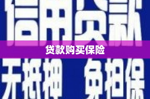 崇州贷款购买保险
