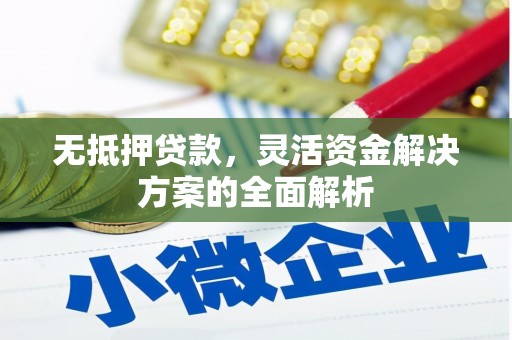 崇州无抵押贷款，灵活资金解决方案的全面解析