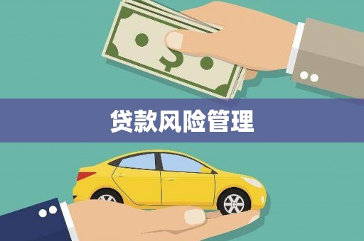 崇州贷款风险管理
