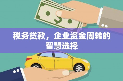 崇州税务贷款，企业资金周转的智慧选择