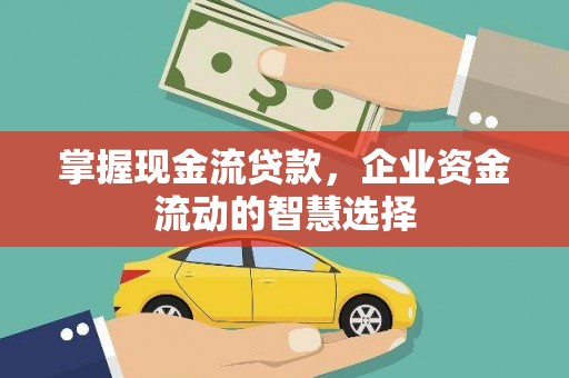 崇州掌握现金流贷款，企业资金流动的智慧选择