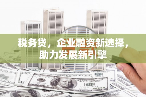 崇州税务贷，企业融资新选择，助力发展新引擎
