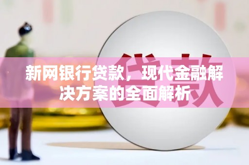 崇州新网银行贷款，现代金融解决方案的全面解析