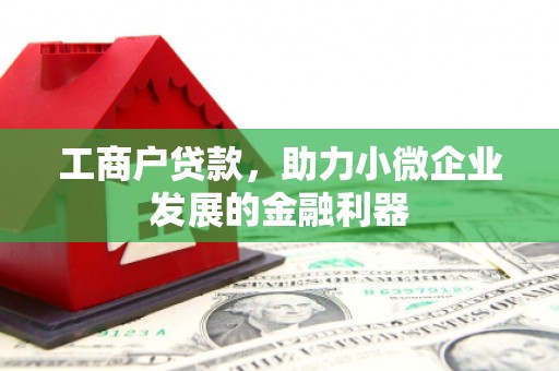 崇州工商户贷款，助力小微企业发展的金融利器