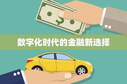 崇州数字化时代的金融新选择