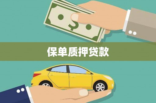 崇州保单质押贷款