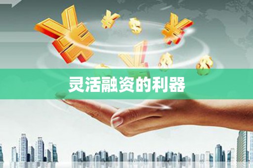 崇州灵活融资的利器