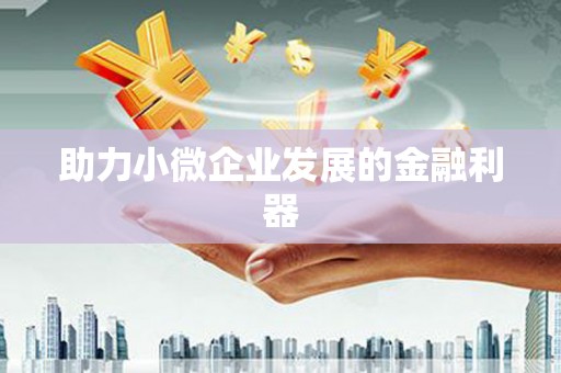 崇州助力小微企业发展的金融利器